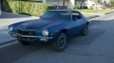 2nd gen classic blue 1971 Chevrolet Camaro Z28 For Sale