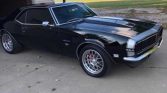 1st gen black 1968 Chevrolet Camaro Rally Sport 454 For Sale