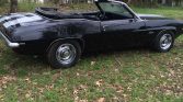 1st gen black 1969 Chevrolet Camaro convertible 383 For Sale