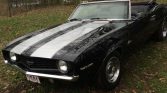 1st gen black 1969 Chevrolet Camaro convertible 383 For Sale