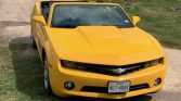 5th gen yellow 2012 Chevrolet Camaro convertible For Sale