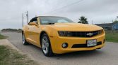 5th gen yellow 2012 Chevrolet Camaro convertible For Sale