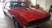 1st gen red 1967 Chevrolet Camaro RS convertible V8 For Sale