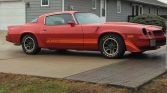 2nd gen red 1980 Chevrolet Camaro Z28 350 4spd For Sale
