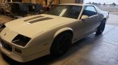 3rd gen white 1987 Chevrolet Camaro IROC Z28 auto For Sale