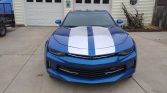 6th gen Hyper Blue Metallic 2016 Chevrolet Camaro RS For Sale