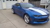 6th gen Hyper Blue Metallic 2016 Chevrolet Camaro RS For Sale