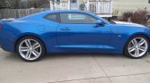 6th gen Hyper Blue Metallic 2016 Chevrolet Camaro RS For Sale
