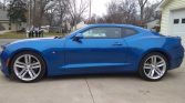 6th gen Hyper Blue Metallic 2016 Chevrolet Camaro RS For Sale