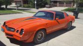 2nd gen orange 1980 Chevrolet Camaro Z28 automatic For Sale