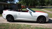5th gen white 2014 Chevrolet Camaro RS convertible For Sale