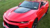 6th gen red 2017 Chevrolet Camaro ZL1 convertible For Sale