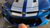 6th generation blue 2016 Chevrolet Camaro SS For Sale