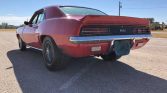 1st gen red 1969 Chevrolet Camaro Twin Turbo LS For Sale