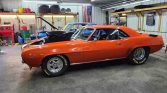 1st gen orange 1969 Chevrolet Camaro RS 427 850 HP For Sale