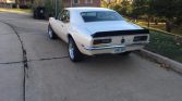 1st gen white 1968 Chevrolet Camaro 4spd manual For Sale