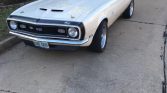1st gen white 1968 Chevrolet Camaro 4spd manual For Sale