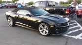5th gen black 2013 Chevrolet Camaro ZL1 convertible For Sale