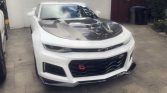 6th gen white 2018 Chevrolet Camaro ZL1 automatic For Sale