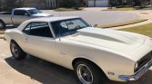 1st generation Ermine White 1968 Chevrolet Camaro For Sale