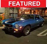 2nd gen classic blue 1971 Chevrolet Camaro Z28 For Sale