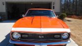 1st gen orange 1968 Chevrolet Camaro SS clone manual For Sale