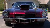 2nd gen Burgundy 1970 Chevrolet Camaro pro street drag car For Sale