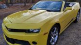 5th gen yellow 2014 Chevrolet Camaro automatic For Sale
