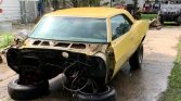 1st gen yellow 1969 Chevrolet Camaro project car For Sale