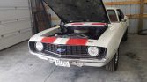 1st gen white 1969 Chevrolet Camaro automatic For Sale