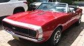 1st gen red 1967 Chevrolet Camaro RS SS convertible For Sale