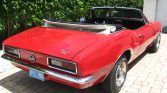 1st gen red 1967 Chevrolet Camaro RS SS convertible For Sale