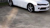 5th gen white 2014 Chevrolet Camaro convertible manual For Sale