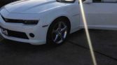 5th gen white 2014 Chevrolet Camaro convertible manual For Sale