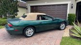 4th gen green 1995 Chevrolet Camaro Z28 convertible For Sale