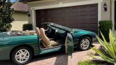 4th gen green 1995 Chevrolet Camaro Z28 convertible For Sale