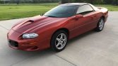 4th gen sunset orange 2001 Chevrolet Camaro SS manual For Sale