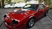 3rd gen red 1986 Chevrolet Camaro automatic For Sale