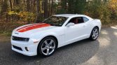 5th gen white 2010 Chevrolet Camaro 2SS RS low miles For Sale