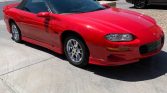 4th gen red 2002 Chevrolet Camaro Z28 convertible For Sale