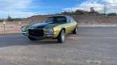 2nd gen green 1973 Chevrolet Camaro 350 4spd manual For Sale