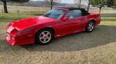 3rd gen red 1992 Chevrolet Camaro RS convertible For Sale