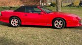3rd gen red 1992 Chevrolet Camaro RS convertible For Sale