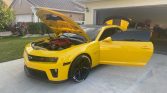 5th gen yellow 2013 Chevrolet Camaro Zl1 automatic For Sale