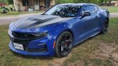 6th gen blue 2019 Chevrolet Camaro SS 1LE manual For Sale
