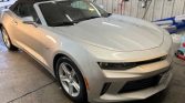 6th gen silver 2018 Chevrolet Camaro LT convertible For Sale