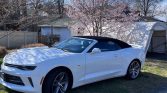 6th gen white 2017 Chevrolet Camaro RS convertible For Sale