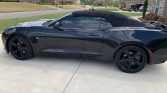 6th gen black 2016 Chevrolet Camaro RS convertible For Sale