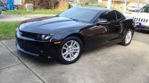 5th gen black 2015 Chevrolet Camaro LS Coupe V6 For Sale