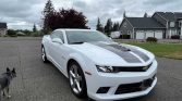 5th gen white 2014 Chevrolet Camaro 2SS coupe For Sale